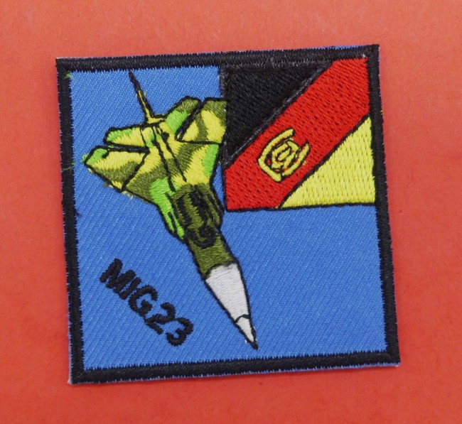 Ecusson brodé avion chasse MIG 23