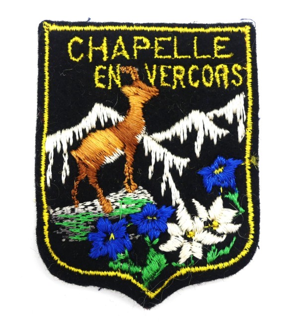 Ecusson brodé collection Chapelle en Vercors 