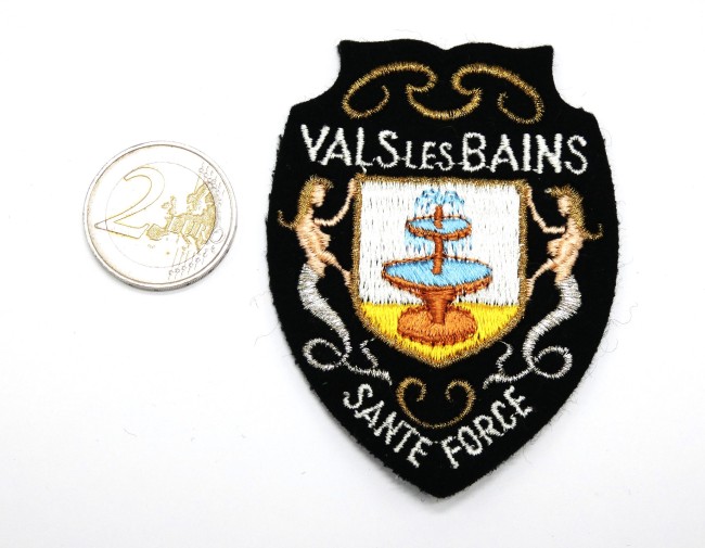 Ecusson brodé ville VALS LES BAINS 