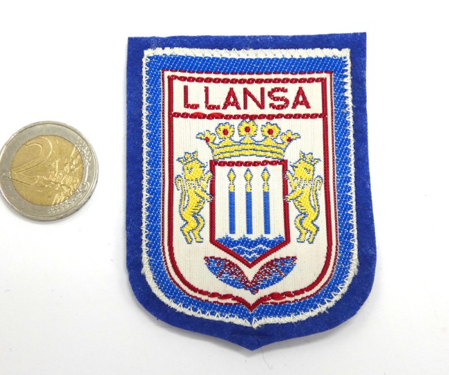  Ecusson brodé pays Ville LLANSA 