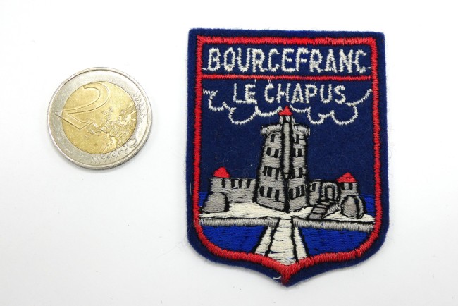Ecusson brodé ville Bourcefranc Le Chapus
