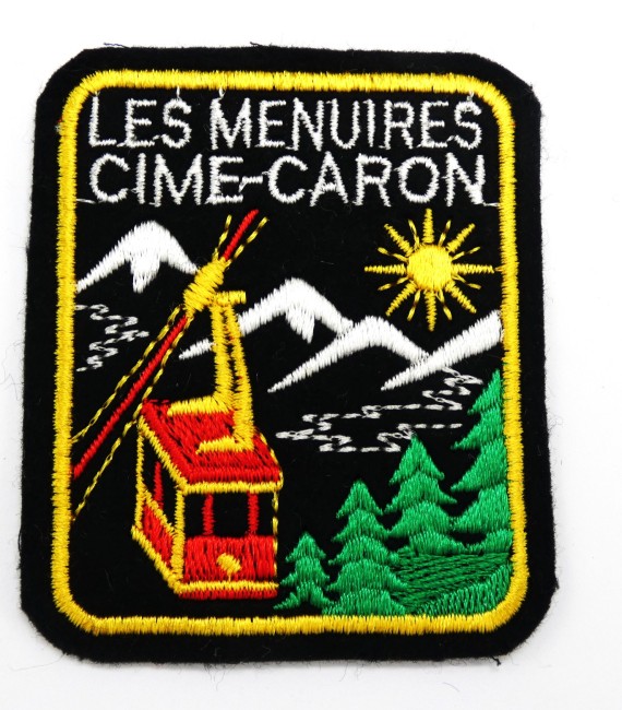 P1090627 Ecusson brodé Les Menuires Cime - Caron