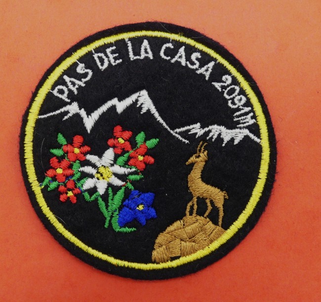 P1260135 Ecusson brodé Pas de la Casa