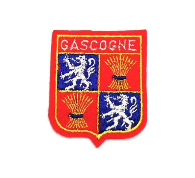 Ecusson brodé ville Gascogne