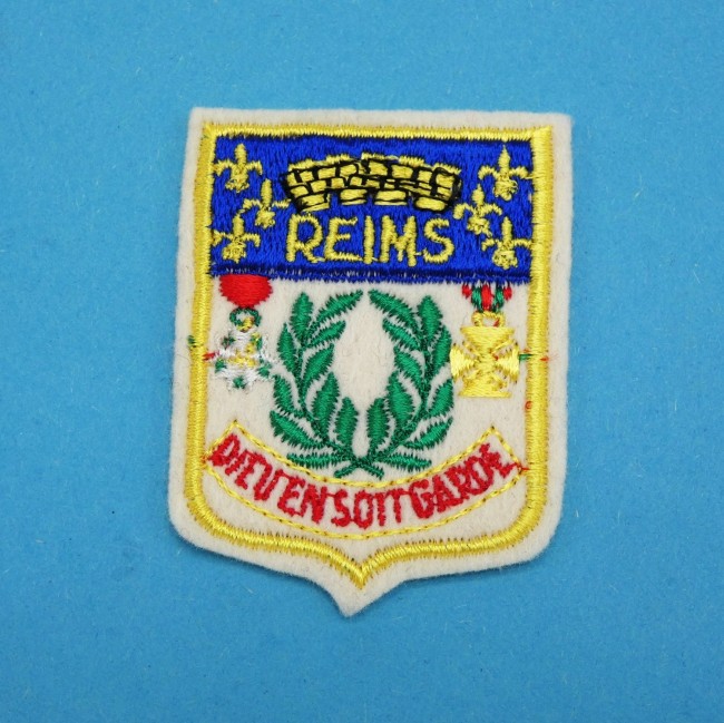 Ecusson brodé ville REIMS
