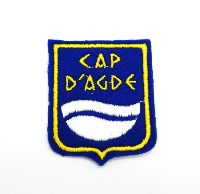 Ecuson brodé CAP D 'AGDE ( occasion ) 
