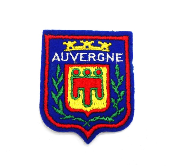 Ecusson brodé ville Auvergne