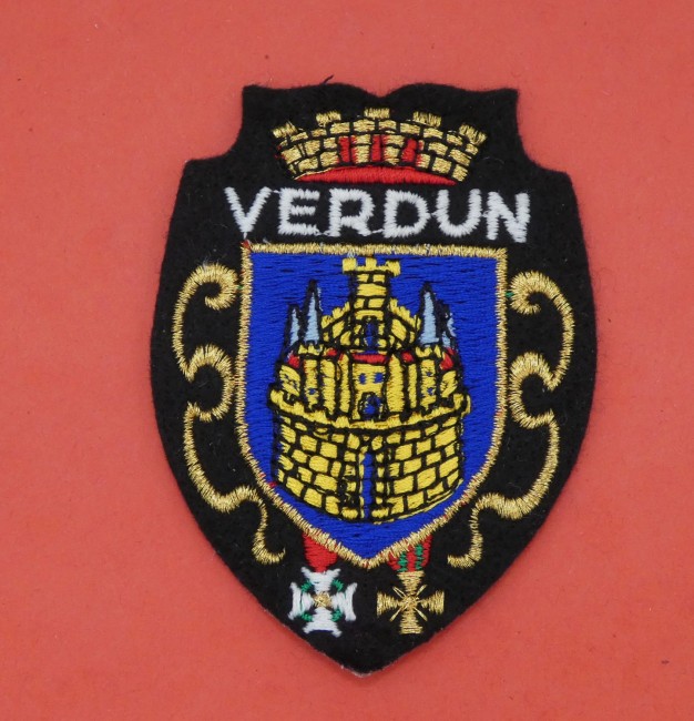 Ecusson brodé ville Verdun