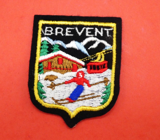 Ecusson brodé ville BREVENT