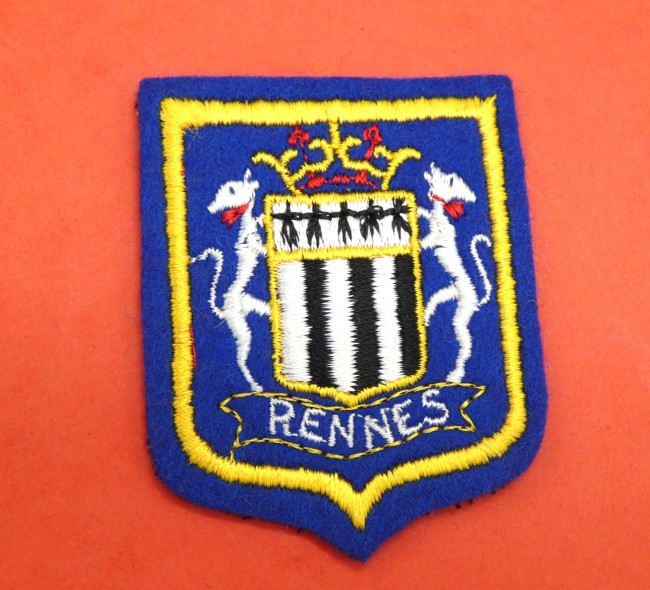 Ecusson brodé ville Rennes