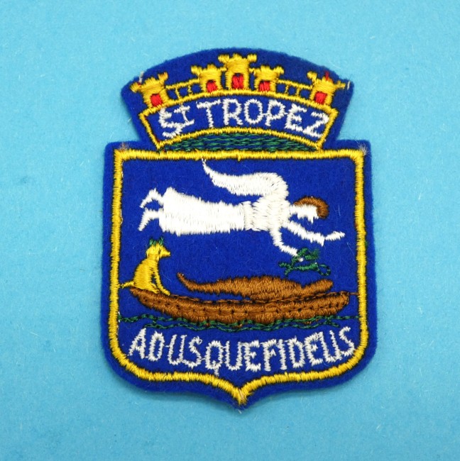 Ecusson brodé ville St TROPEZ 