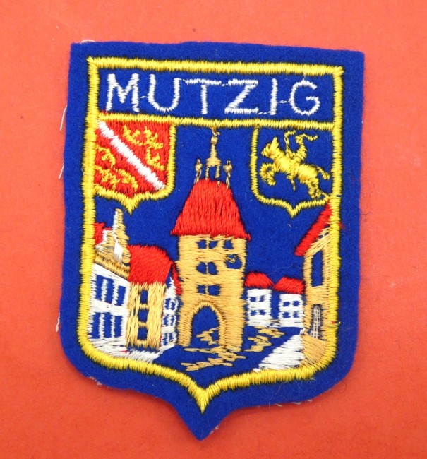 Ecusson brodé ville MUTZIG