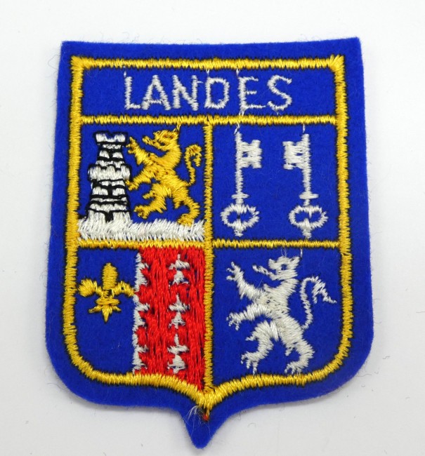 Ecusson brodé ville Landes 