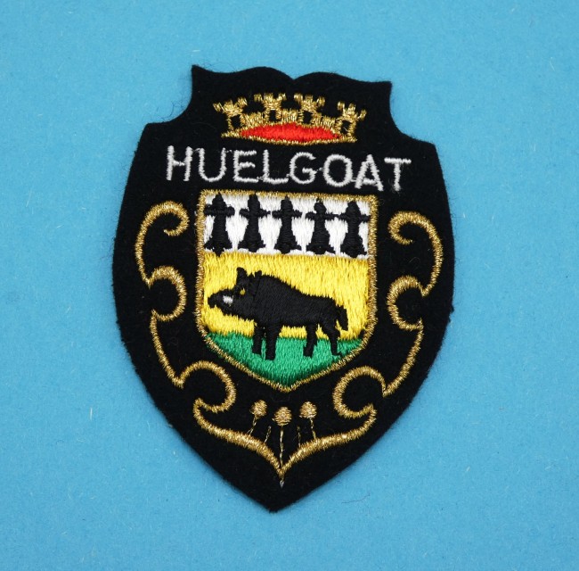 Ecusson brodé ville Huelgoat