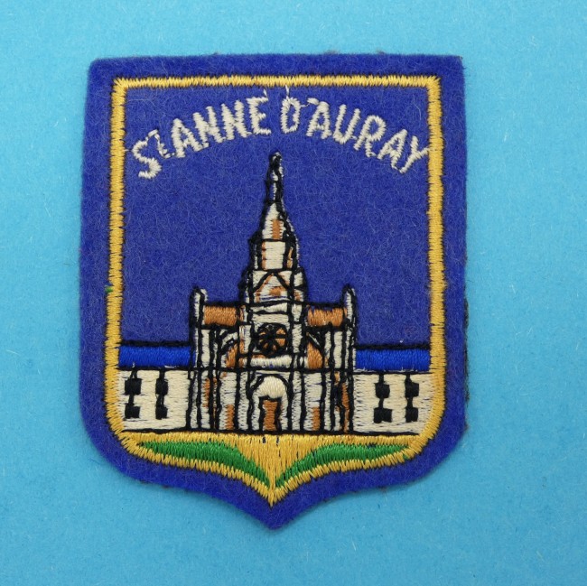 Ecusson brodé ville St Anne D'Auray