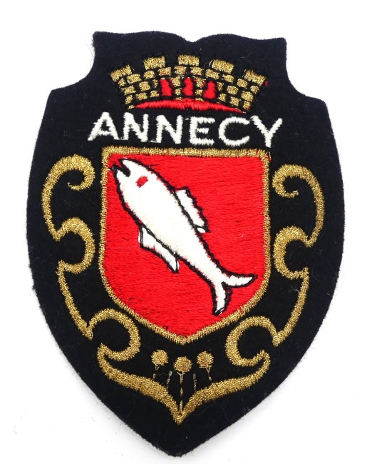 Ecusson meresse brodé ville Annecy 