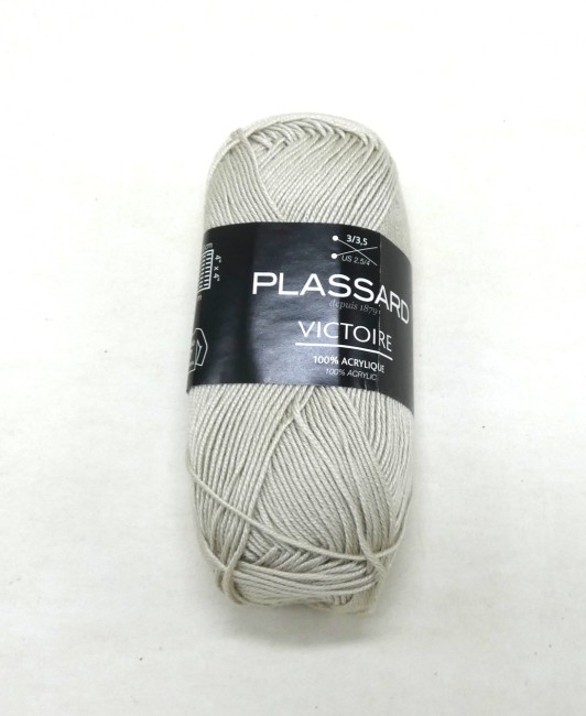 Fil à tricoter Plassard Victoire 27 beige