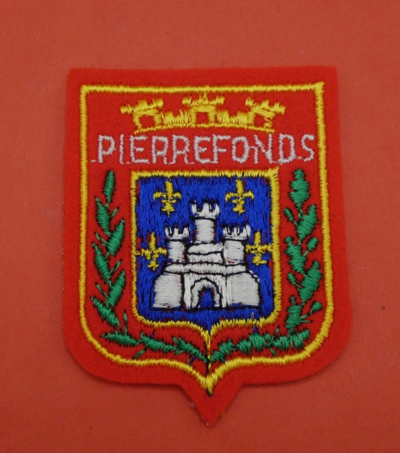 Ecusson brodé ville Pierrefonds