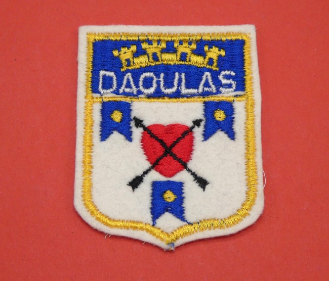 Ecusson brodé ville DAOULAS