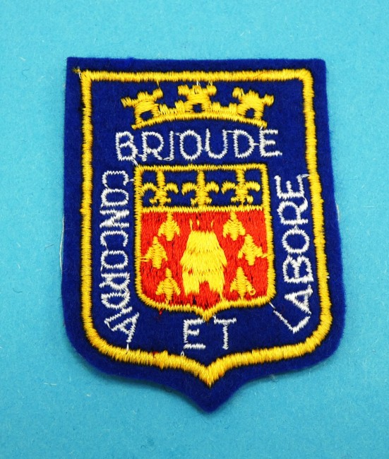 Ecusson brodé ville BRIOUDE 