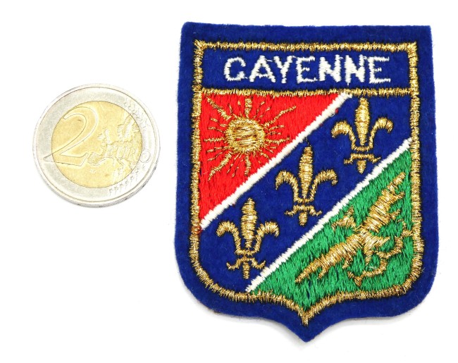Ecusson brodé ville CAYENNE 