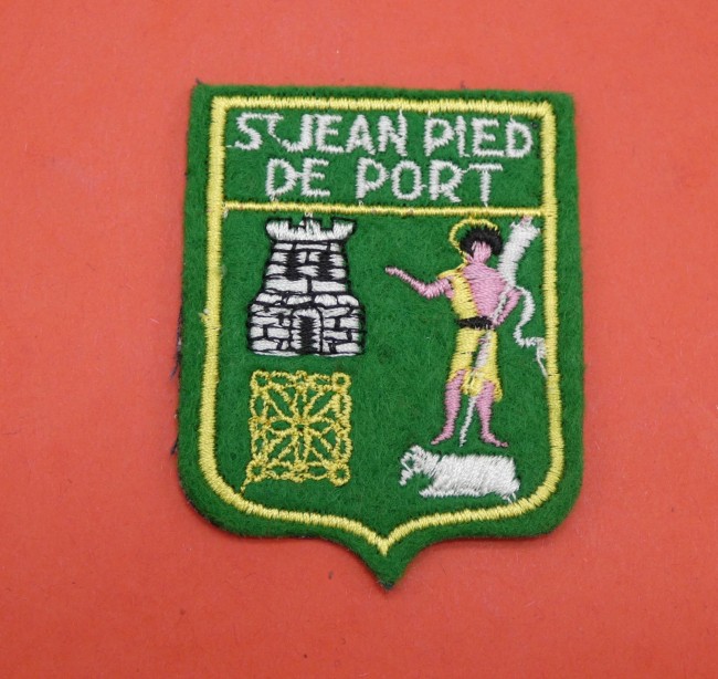 Ecusson blason ville St Jean Pied de Port 