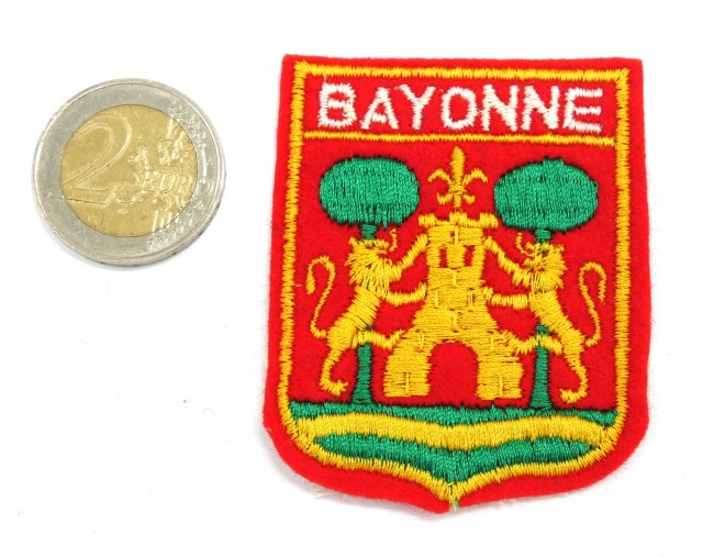 Ecusson brodé ville Bayonne 
