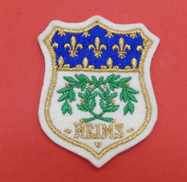 Ecusson collection brodé ville Reims