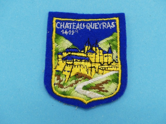 Ecusson brodé Château - Queyras 1411 m 