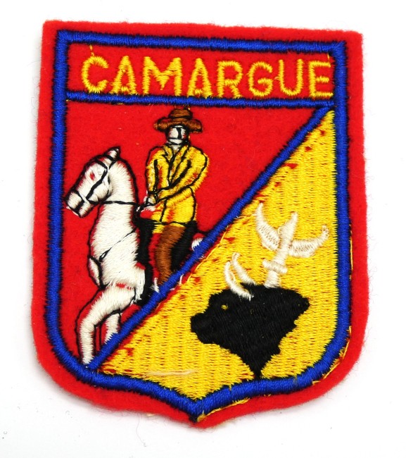 Ecusson brodé ville CAMARGUE