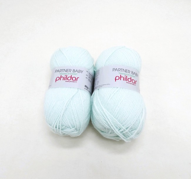 Laine Phildar PARTNER BABY   coloris jade 