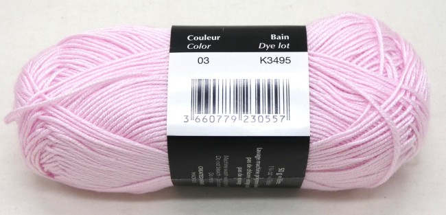 Fil à tricoter Plassard Victoire rose 03