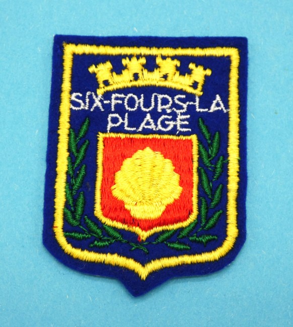 Ecusson brodé Six  Fours La Plage 