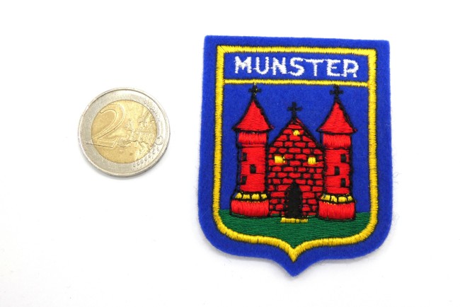 Ecusson brodé ville MUNSTER 