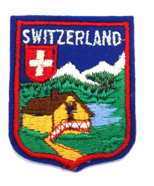 P1110170 Ecusson brodé ville Switzerland