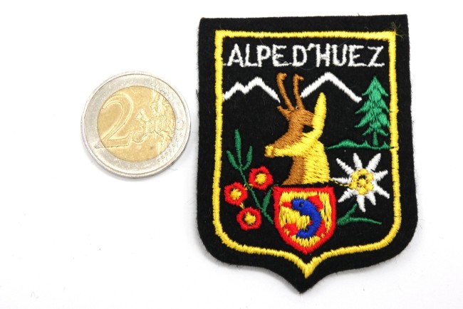 Ecusson brodé ville Alpes D 'Huez 