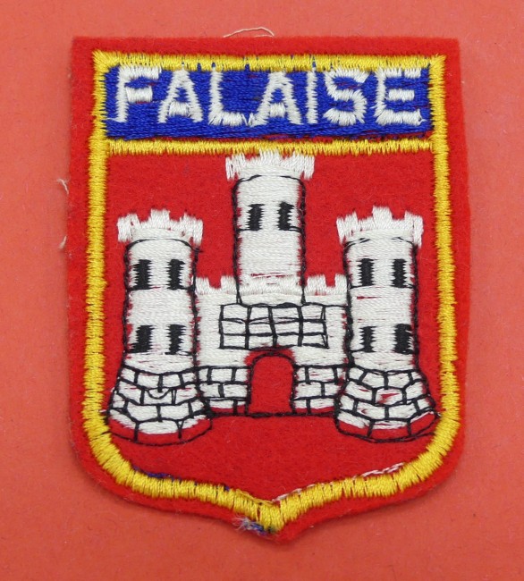 Ecusson brodé ville Falaise 