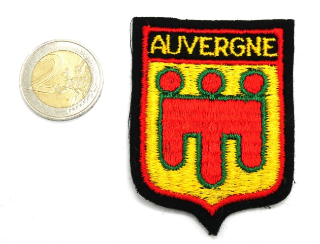 Ecusson brodé ville Auvergne 