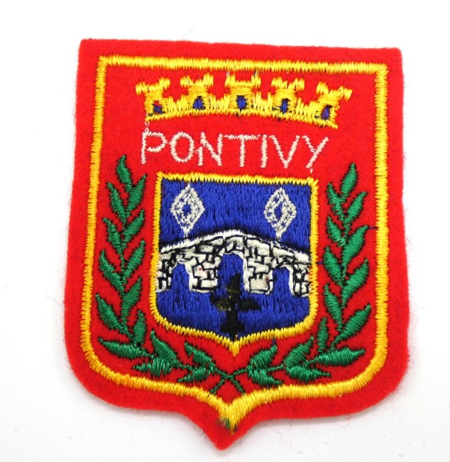 Ecusson brodé ville Pontivy
