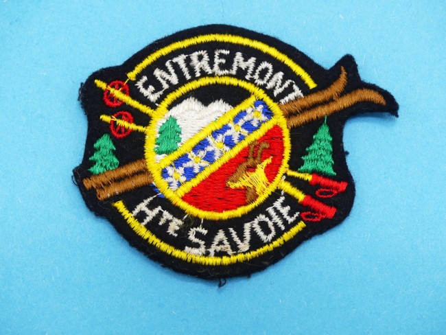 Ecusson brodé ville Entremont Hte Savoie 