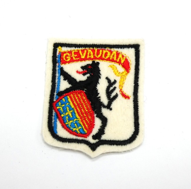 Ecusson brodé ville GEVAUDAN
