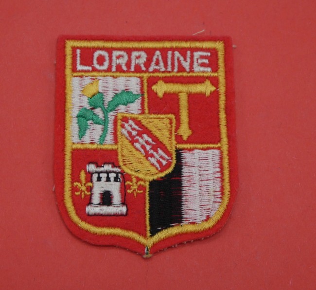 Ecusson brodé ville LORRAINE 