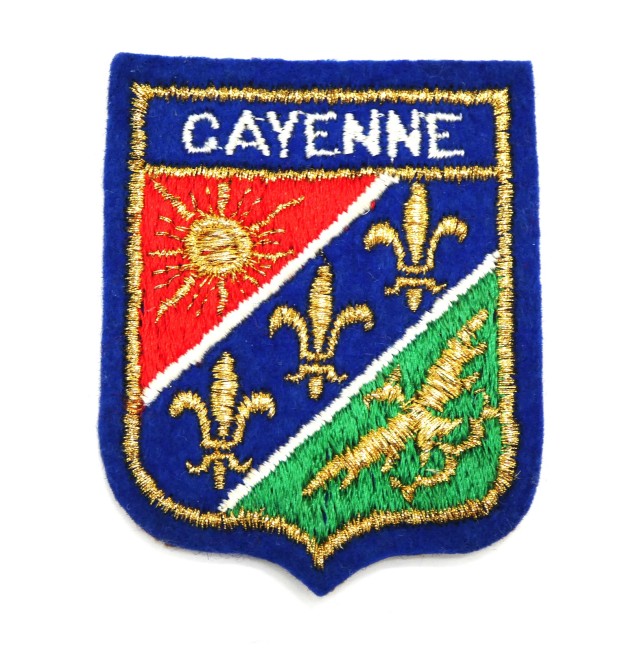 Ecusson brodé ville CAYENNE 