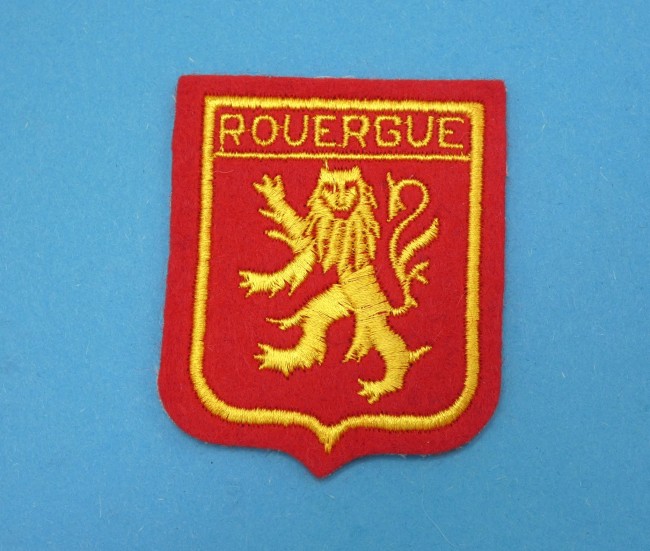 Ecusson brodé ville Rouergue 