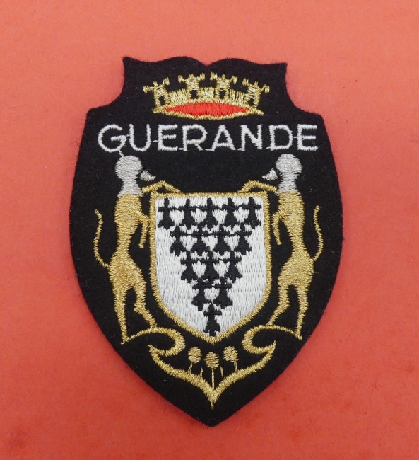 Ecusson brodé ville Guerande 