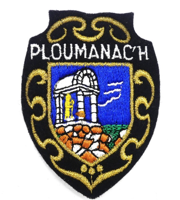 Ecusson meresse  brodé ville Ploumanac'h 