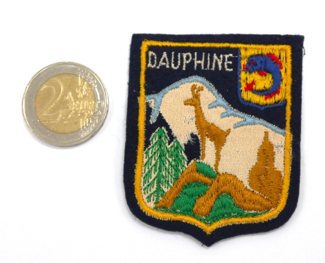 Ecusson brodé ville Dauphiné 