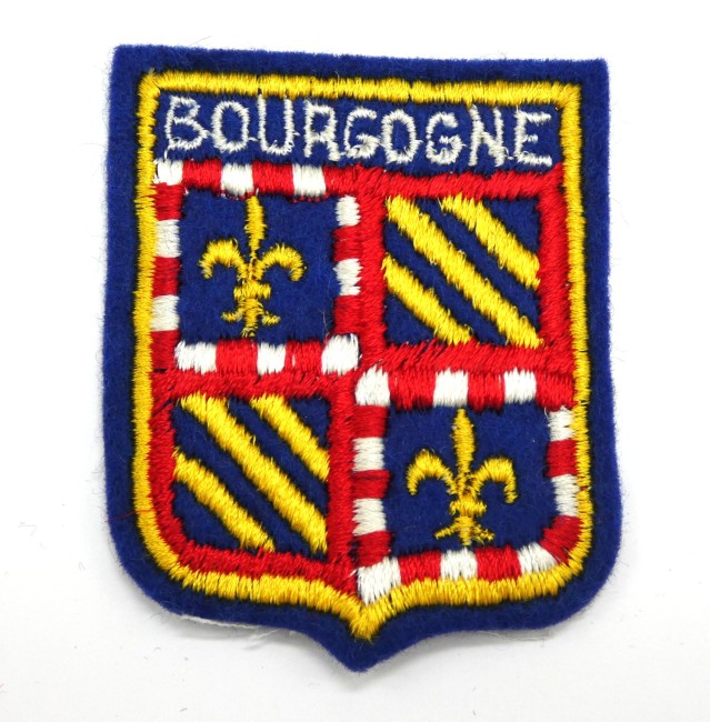 Ecusson brodé ville Bourgogne 