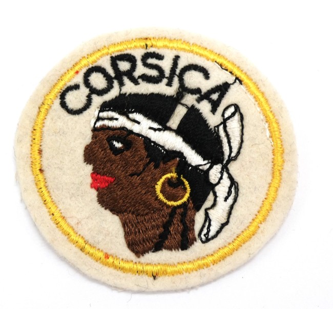 Ecusson brodé ville CORSICA / Corse 