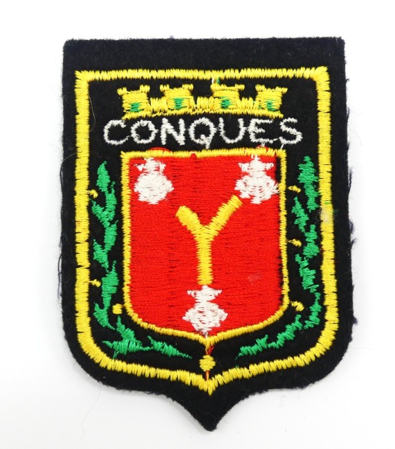 Ecusson brodé ville Conques